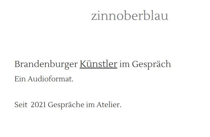 Zinnoberblau Interviews