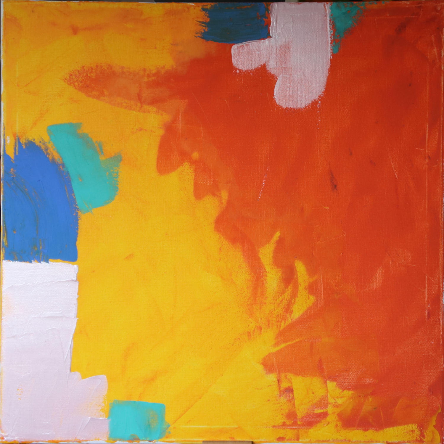 Licht, 2023 Acryl auf Lw 40 x 40 cm