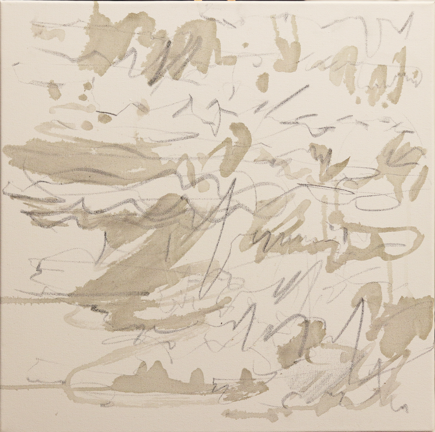 Luft, 2023 Tusche auf Lw 50 x 50 cm