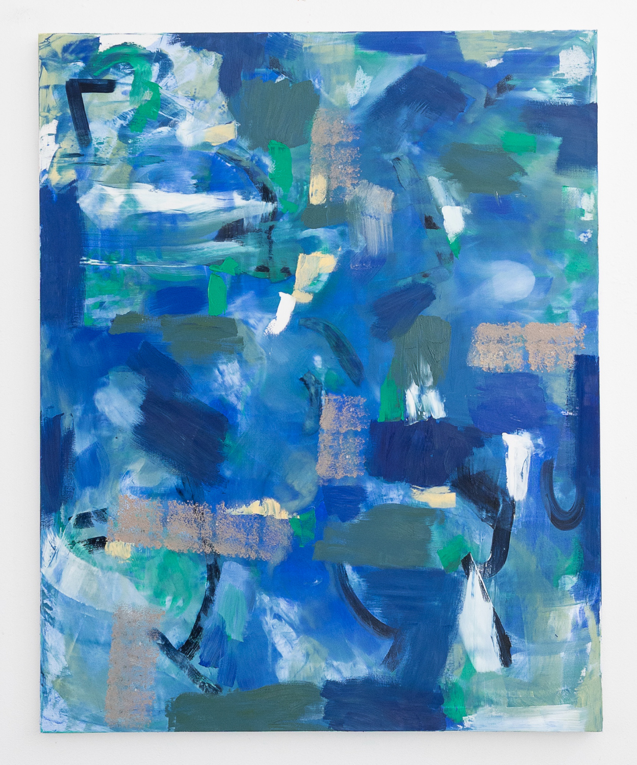 Wassertransporte, 2025 Ölfarben auf Lw 150 x 130 cm